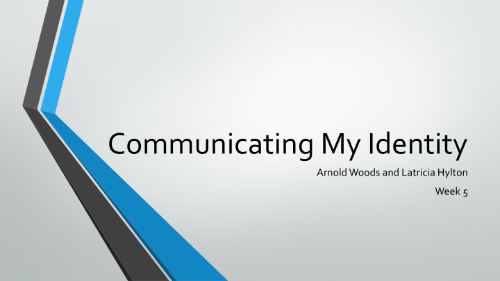 communicating my identity n.w