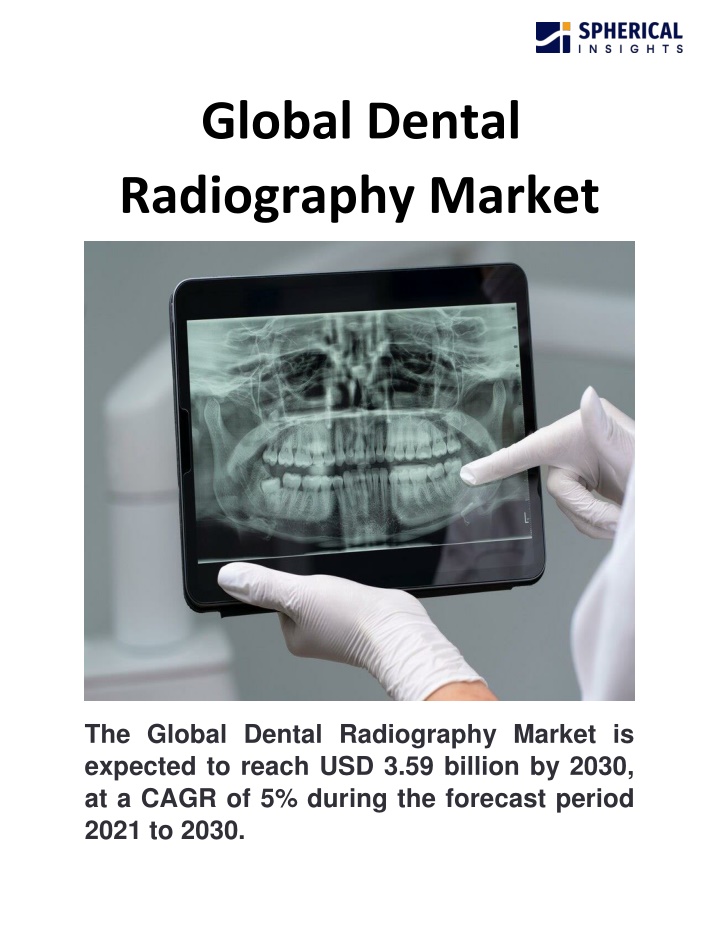 global dental radiography market n.w