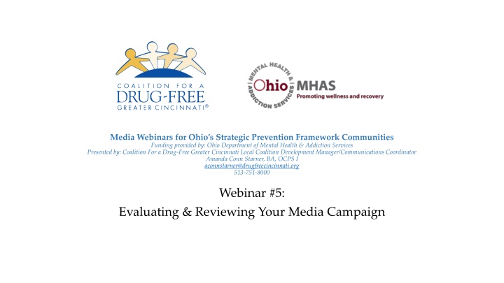 media webinars for ohio s strategic prevention n.w