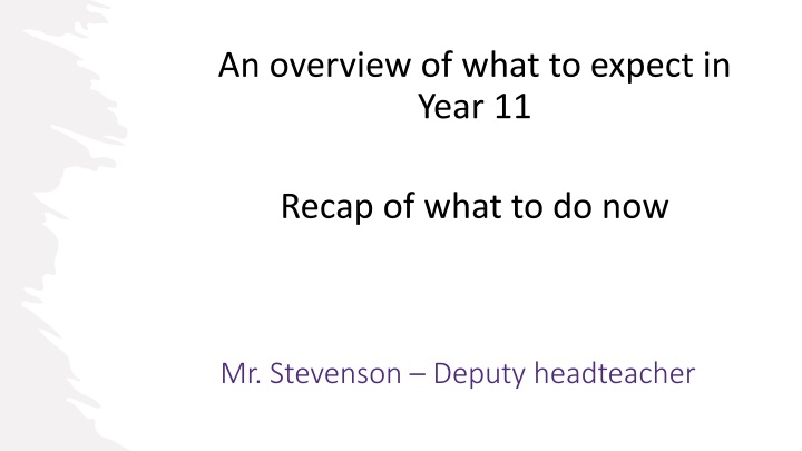 an overview of what to expect in year 11 n.w