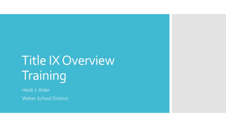 title ix overview training n.w