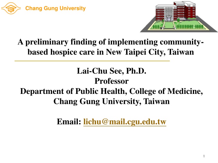 chang gung university n.w