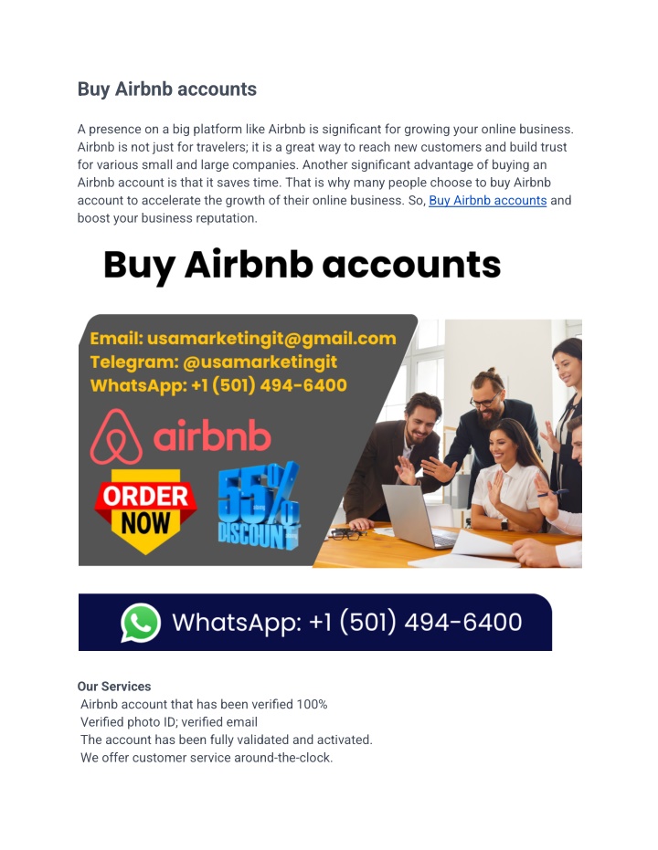 buy airbnb accounts n.w