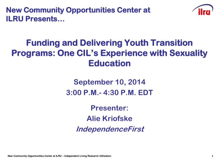 new community opportunities center n.w