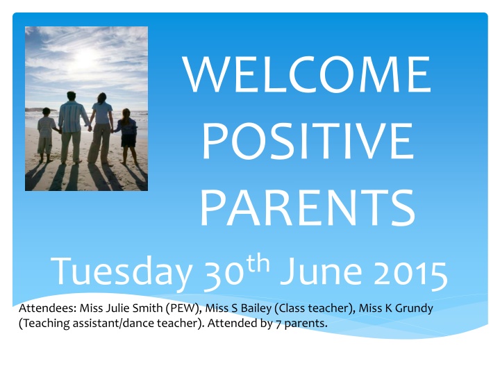 welcome positive parents n.w