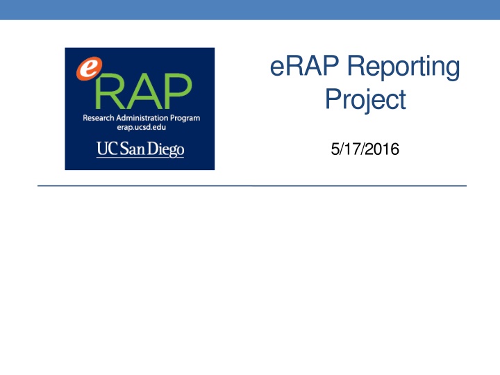 erap reporting project n.w