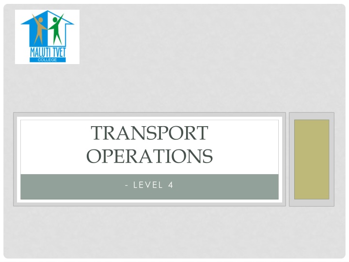 transport operations n.w