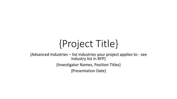 project title n.w