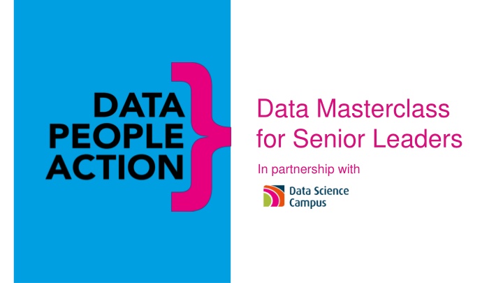 data masterclass for senior leaders n.w