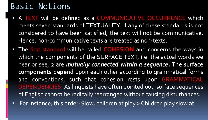 basic notions n.w