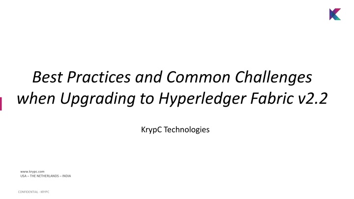 best practices and common challenges when n.w