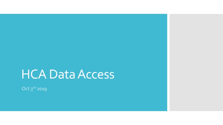 hca data access n.w