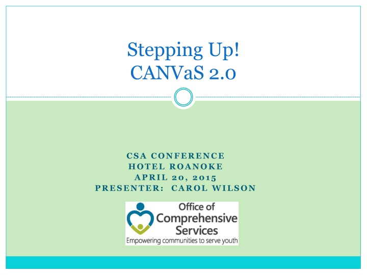 stepping up canvas 2 0 n.w