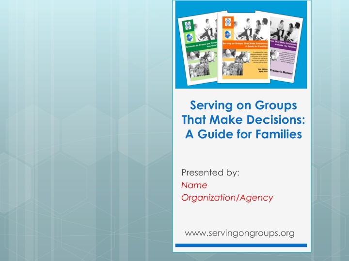 serving on groups that make decisions a guide n.w