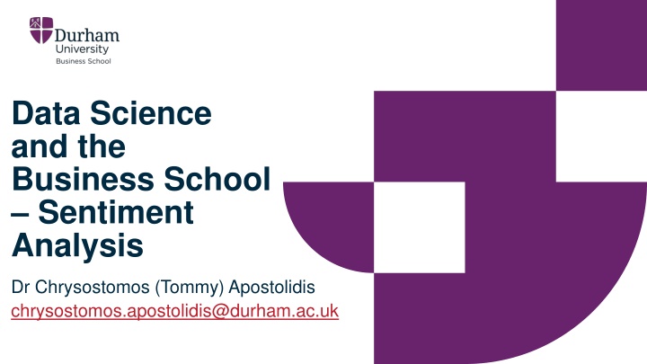 data science and the business school sentiment n.w