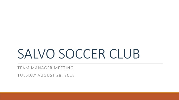 salvo soccer club n.w