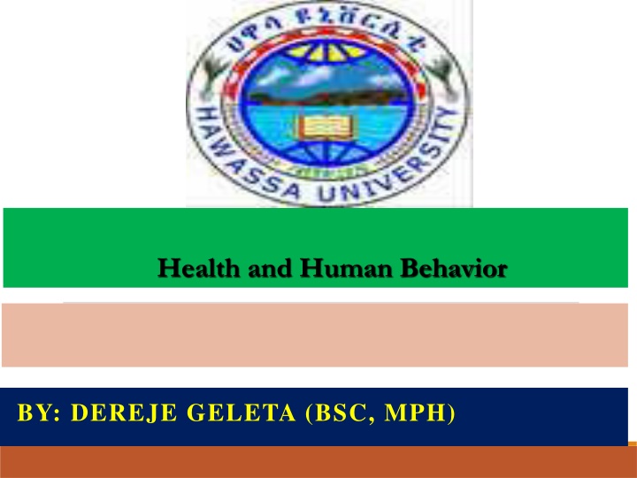 health and human behavior n.w