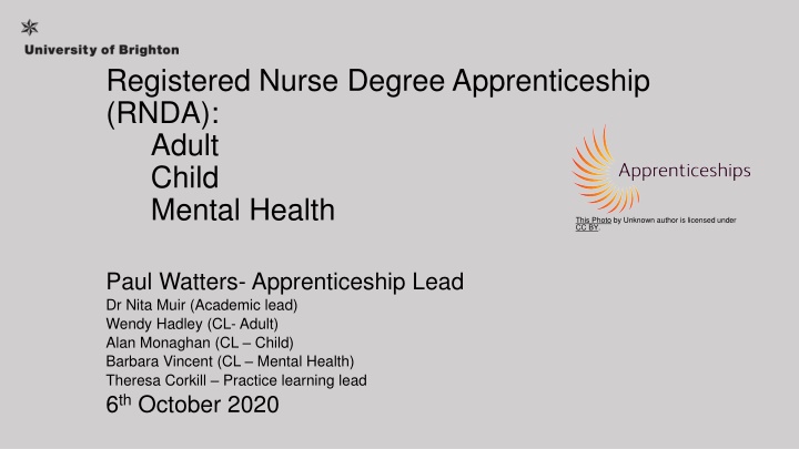 registered nurse degree apprenticeship rnda adult n.w