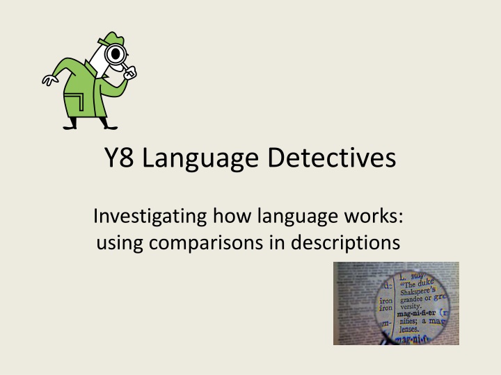 y8 language detectives n.w