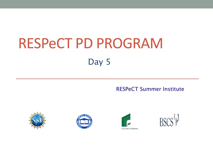 respectpd program day 5 n.w