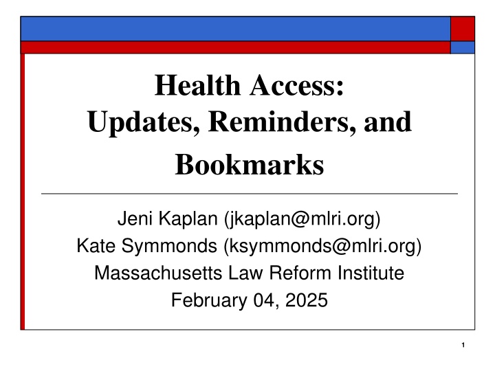 health access updates reminders and bookmarks n.w