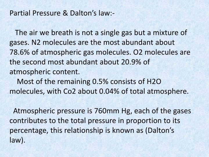 partial pressure dalton s law n.w