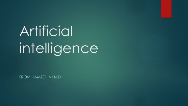 artificial intelligence n.w