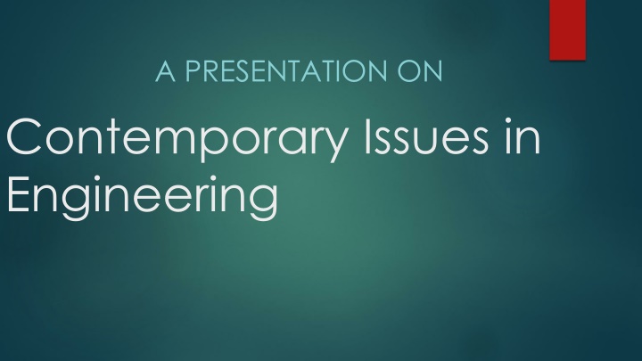 a presentation on n.w