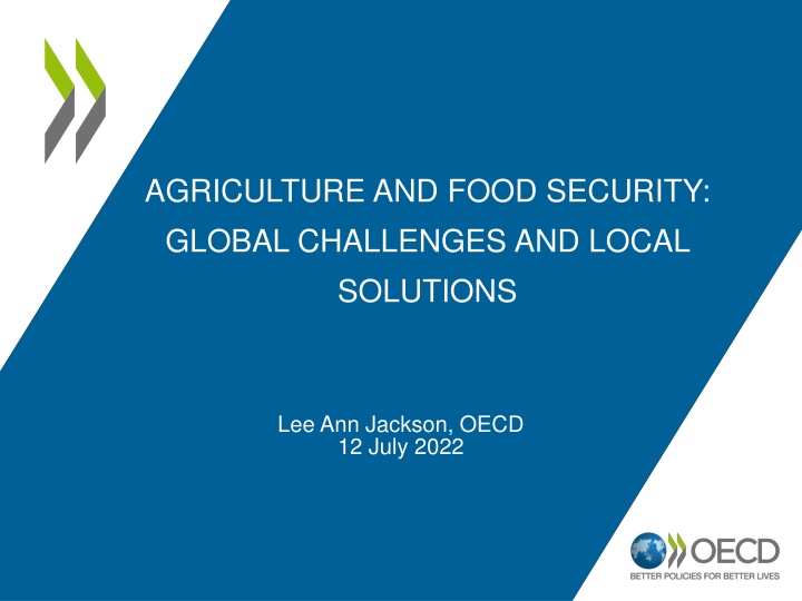 agriculture and food security global challenges n.w