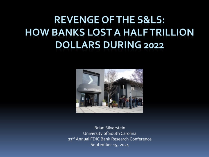 revenge of the s ls how banks lost a half n.w