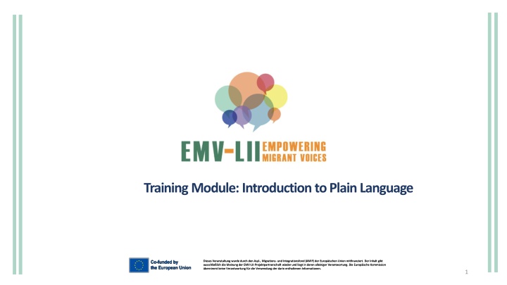 training module introductiontoplainlanguage n.w