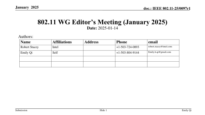 january 2025 n.w