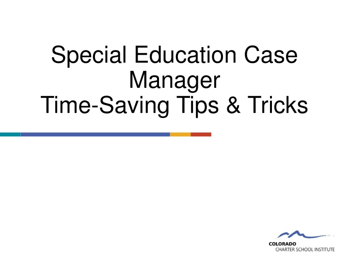 special education case manager time saving tips n.w