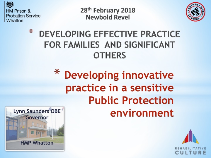 developing innovative practice in a sensitive n.w
