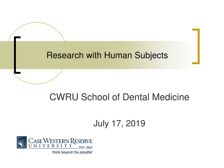 research with human subjects n.w