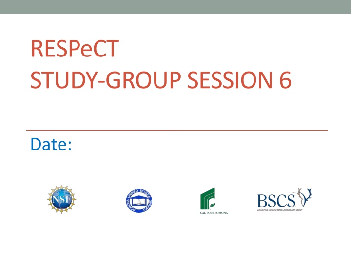 respect study group session 6 n.w