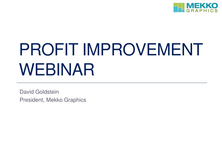 profit improvement webinar n.w