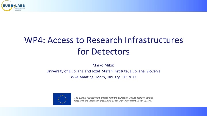 wp4 access to research infrastructures n.w