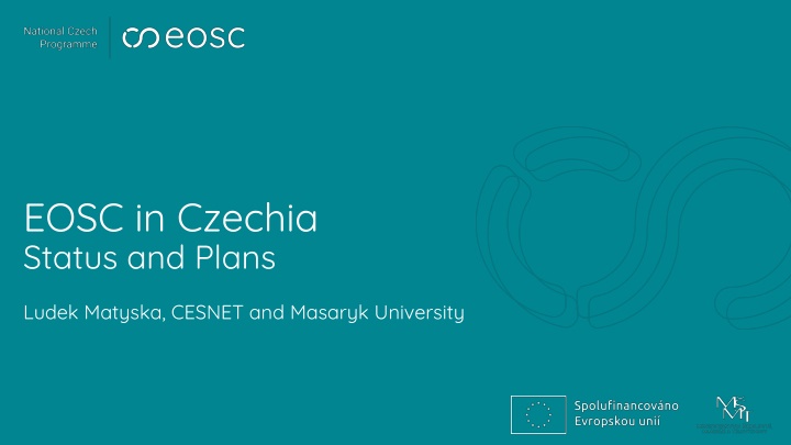 eosc in czechia status and plans n.w