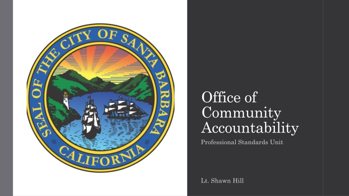 office of community accountability professional n.w