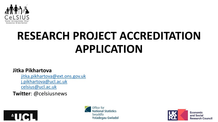 research project accreditation application n.w
