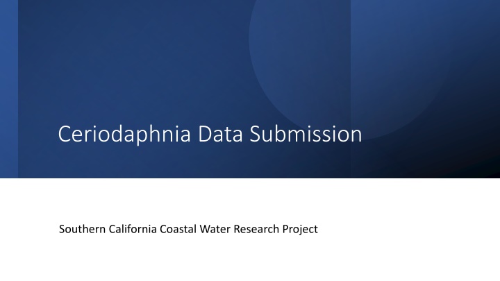 ceriodaphnia data submission n.w