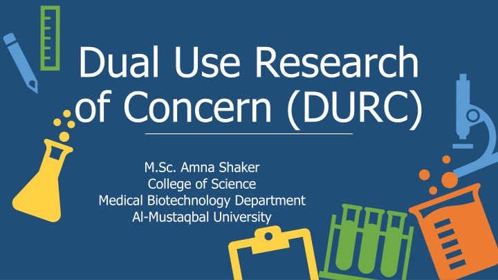 dual use research of concern durc n.w