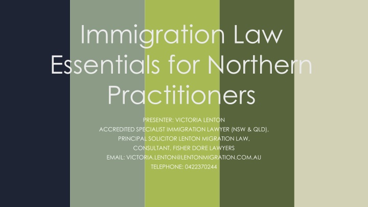 immigration law essentials for northern n.w