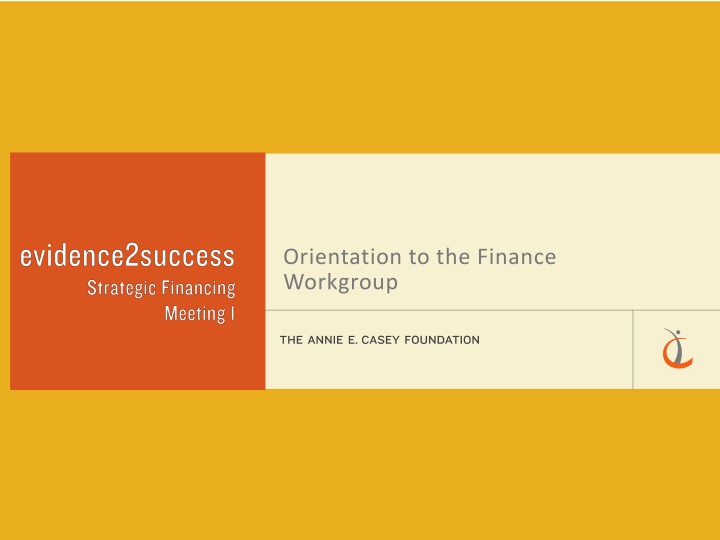 orientation to the finance workgroup n.w