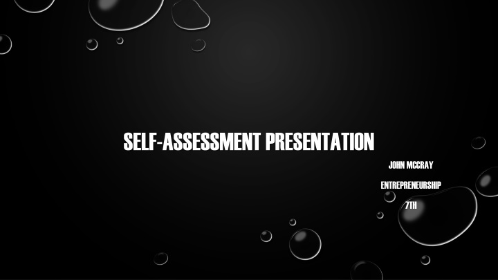 self assessment presentation n.w