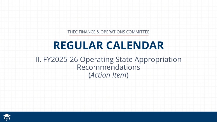 thec finance operations committee regular n.w