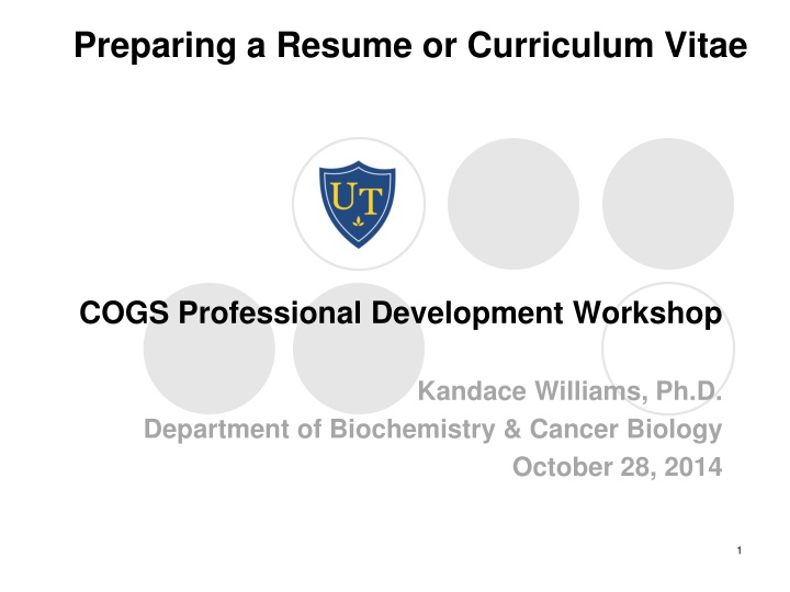 preparing a resume or curriculum vitae n.w