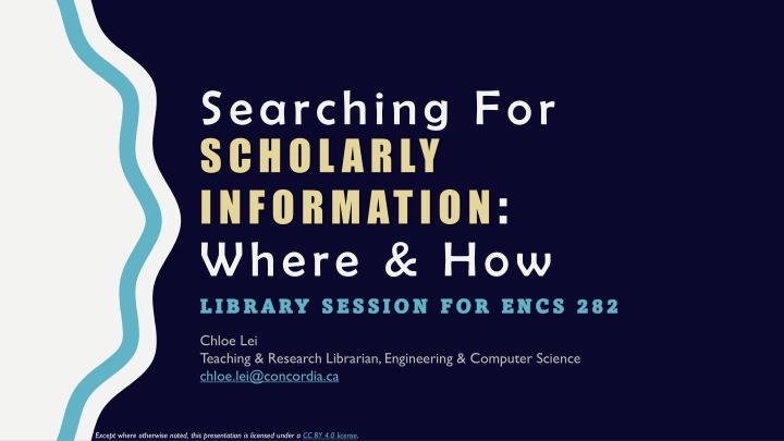 searching for scholarly information where how n.w