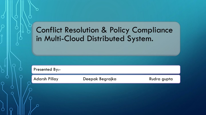 conflict resolution policy compliance in multi n.w